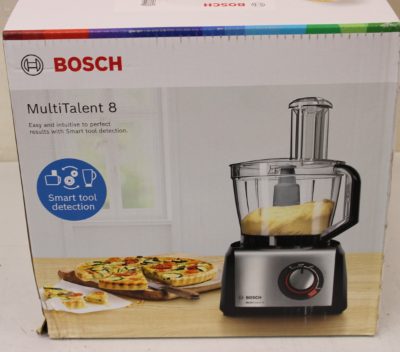 Bosch Food Processor MultiTalent 8, MC812W501, 1000 W, Number of speeds 2, Bowl capacity 3.9 L, Blender, White