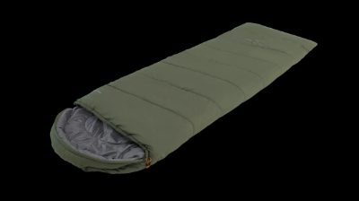 Easy Camp Raven II, Sleeping Bag, 220 x 80 cm, Temperature -19 to 3 °C, Two-way open-end-autolock, L-shaped