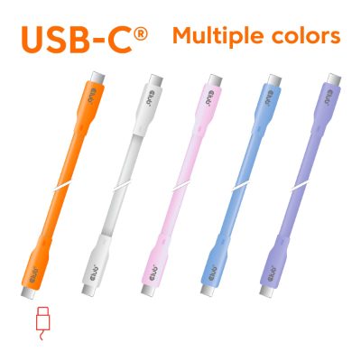 CABLE USB-C TO USB-C 2M/M/M PURPLE CAC-3004 CLUB3D