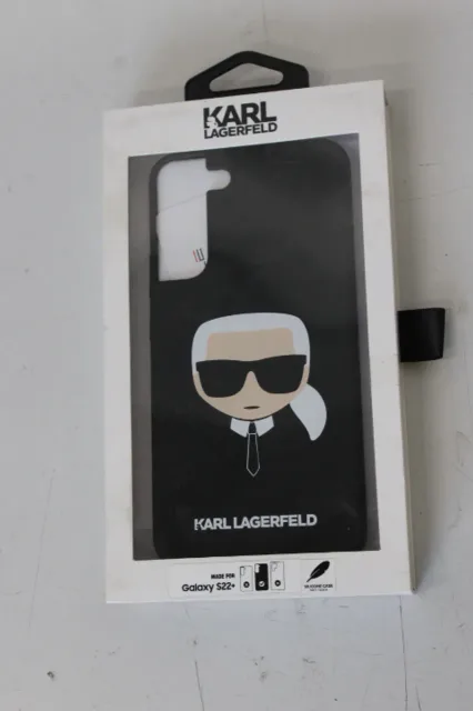 SALE OUT. Karl Lagerfeld KLHCS22MSLKHBK S22+ S906 black hardcase Silicone Karl`s Head DIRTY PACKAGING | SALE OUT. SALE OUT. Karl Lagerfeld DIRTY PACKAGING