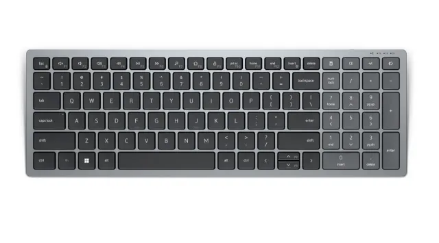 Dell | Keyboard | KB740 | Keyboard | Wireless | US | Titan Gray