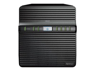 Tower NAS, DS423, up to 4 HDD/SSD, Realtek, RTD1619B, Processor frequency 1.7 GHz, 2 GB, DDR4
