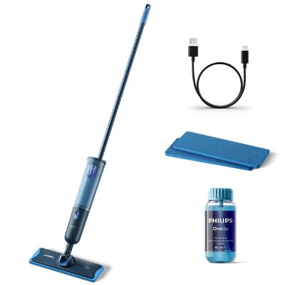 Philips OneUp series 3000 elektriskā mazgāšanas slota, zila