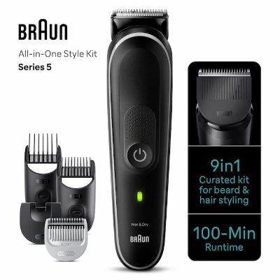 BRAUN trimmeru komplekts "Viss vienā", 9in1