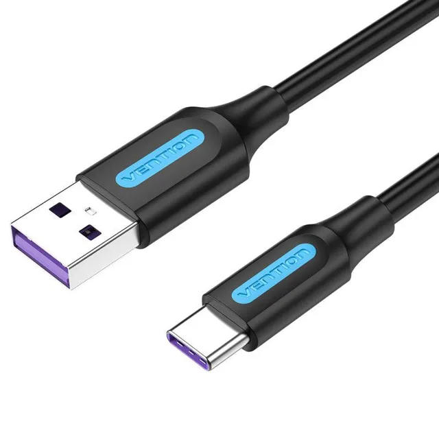CABLE USB-C TO USB2.0/2M BLACK CORBH VENTION