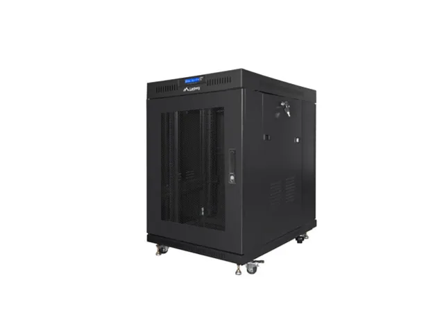 Lanberg | Rack cabinet 19" free-standing 15U/800x1000 (flat pack) with mesh door, LCD | FF01-8015-23BL | Black