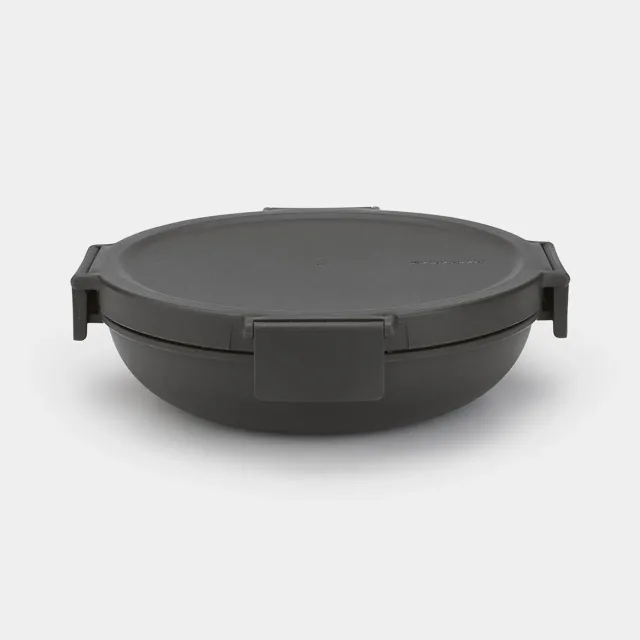 BRABANTIA Make &amp; Take pusdienu bļoda, 1L, dark grey