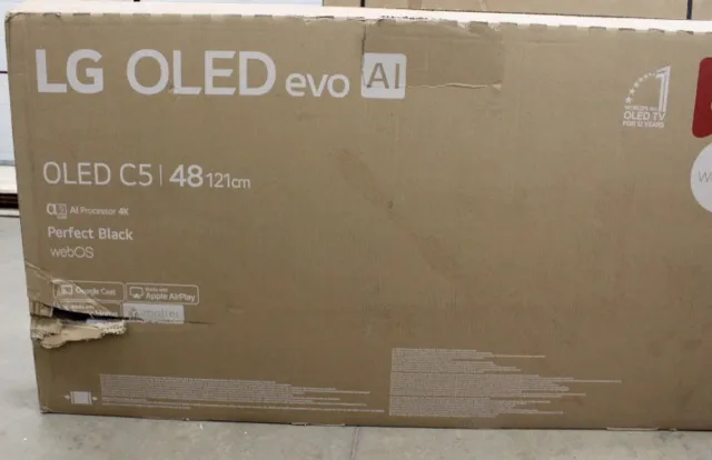 SALE OUT. LG OLED48C51LA 48" (121 cm) OLED TV | SALE OUT. LG OLED48C51LA | 48 | Smart TV | webOS 25 | DAMAGED PACKAGING