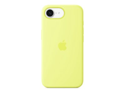 Apple iPhone 16e Silicone Case – Neon Yellow, Apple