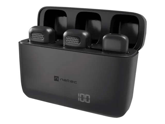Natec | Microphone | NMI-2253 | Hopper | Black | Noise reduction