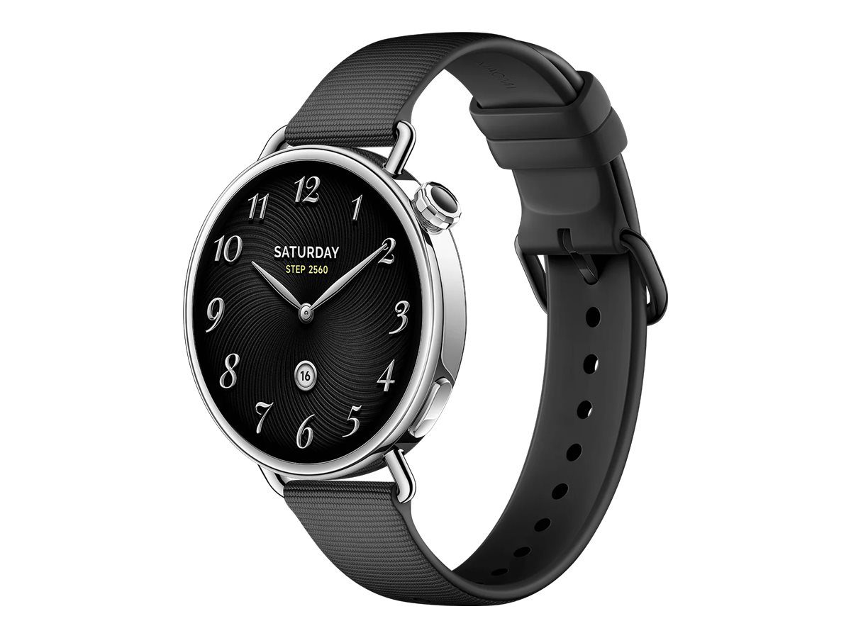 Xiaomi Watch S4 41mm, Smart watch, GPS (satellite), AMOLED, 1.32", Black