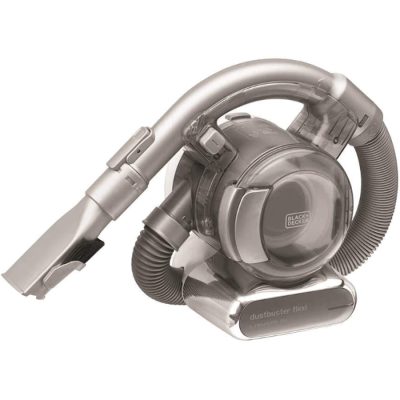 BLACK & DECKER Vacuum Cleaner, PD1820LF-QW, Cordless, Handheld, 18 V, Operating time (max) 15 min, Chrome