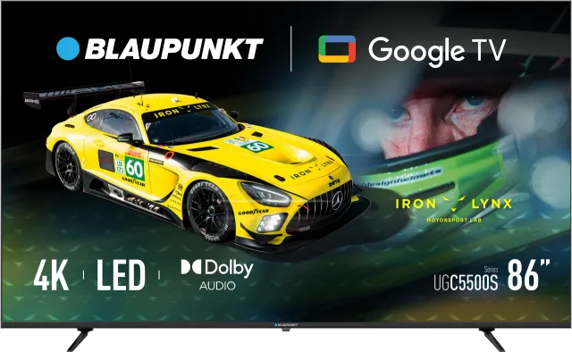Blaupunkt LED TV | 86UGC5500S | 86 | Smart TV | Google TV | UHD | Black