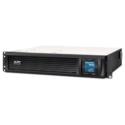 Schneider Electric APC Smart-UPS C, Rackmount 2U, 4x IEC C13 outlets, SmartConnect port, USB and serial communication, AVR, graphic LCD, SMC1000I-2UC, 1000 VA, 600 W, 230 V