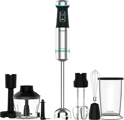 Hand Blender, Power TitanBlack 1200 XL PerfectCream&Crush, 1200 W, Stainless steel/Black