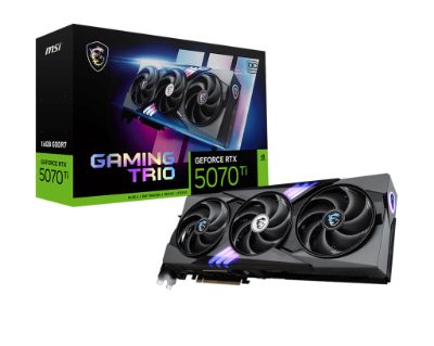 MSI GeForce RTX 5070 Ti 16G GAMING TRIO OC, NVIDIA, 16 GB, GeForce RTX 5070 Ti, GDDR7, HDMI ports quantity 1, PCI Express Gen 5