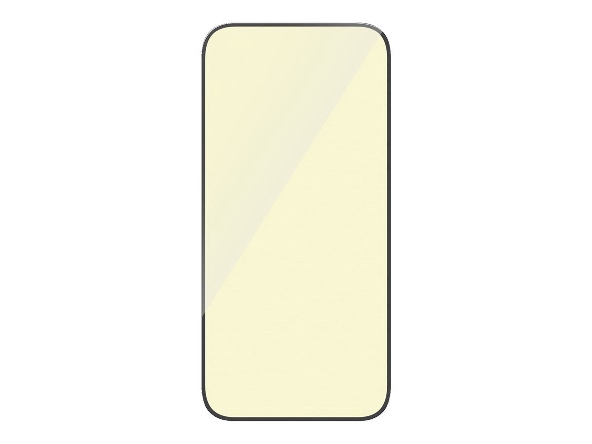 Screen protector, Apple, iPhone 15, Glass, Clear, Ultra-Wide Fit; Easy installation; Fingerprint resistant; Anti-blue light; Anti-reflective; Anti-yellowing, Eyecare
