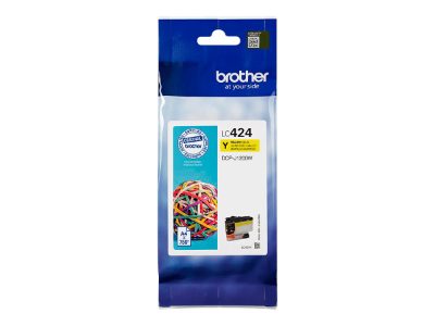 Brother LC-424Y, Ink Cartridge, Yellow