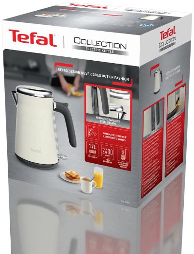 TEFAL tējkanna 1.7 l, bēša