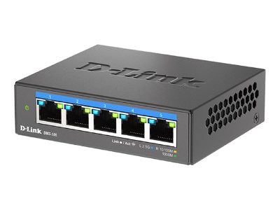 DMS-105/E, 5-Port 2.5G Multi-Gigabit Desktop Switch, Desktop, Unmanaged