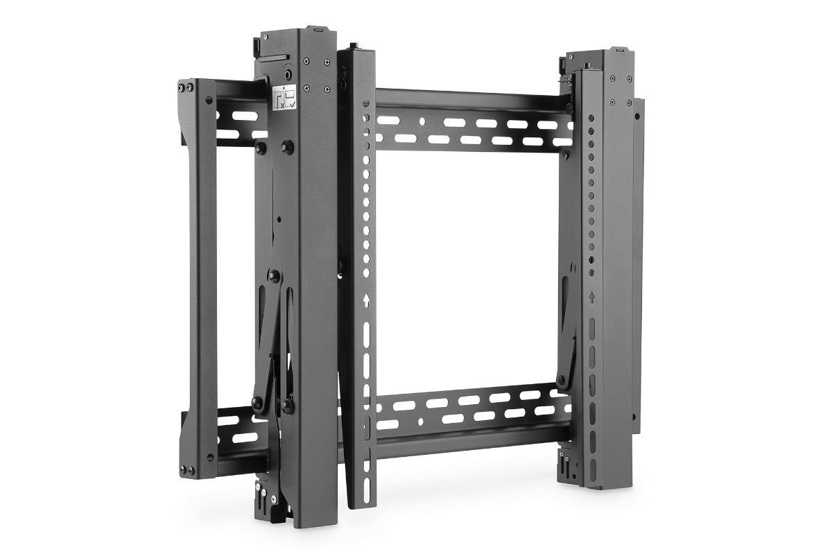 Digitus Wall mount, DA-90446 Pop-Out Video Monitor Mount, Adjustable Height, Tilt, 45-70 ", Maximum weight (capacity) 70 kg, Black