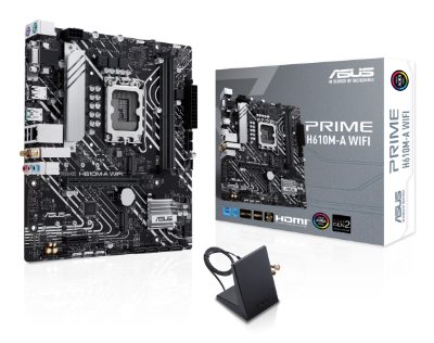 Processor family Intel H610, Processor socket 1 x LGA1700 Socket, 2 DIMM slots - DDR5, non-ECC, unbuffered, Supported hard disk drive interfaces SATA-600, 1 x M.2, Number of SATA connectors 4