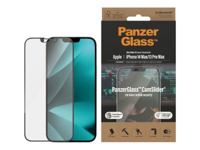 CamSlider, Apple, iPhone 14 Plus/13 Pro Max, Tempered glass, Clear, Protects the entire screen; 100% touch; Easy to install, Screen protector