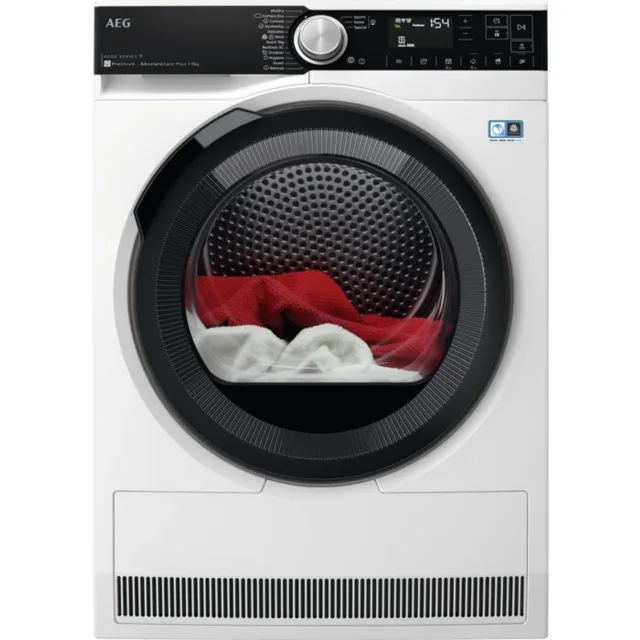 AEG 9000. sērija veļas žāvētājs, 9 kg, balts