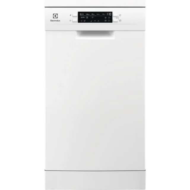 Electrolux šaura trauku mazgājamā mašīna, balta