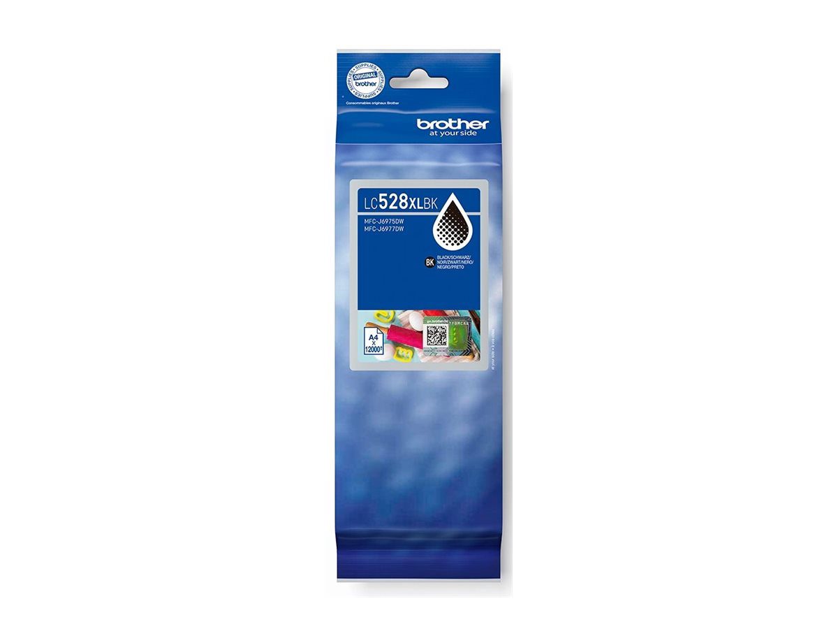 Brother LC528XLBK Black Ultra High Yield Inkjet Cartridge, Brother