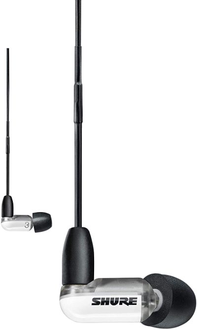 Shure 1BA Earphone, White E,W/-UNI, Shure