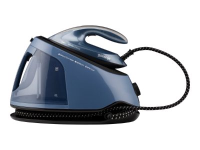 Gorenje Steam Generator Iron, SGD3000BBK, 3000 W, 8 bar, 1.5 L, Auto power off, Vertical steam function, Calc-clean function, Blue/Black