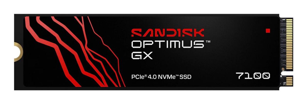 SSD, SANDISK, 1200xTBW rating, MTBF 1750000 h, Read speed 7250 MB/s, Write speed 6900 MB/s, NVMe Yes, PCI Express 4.0, M.2, 2000 GB, SDSP71200TAN-000E0