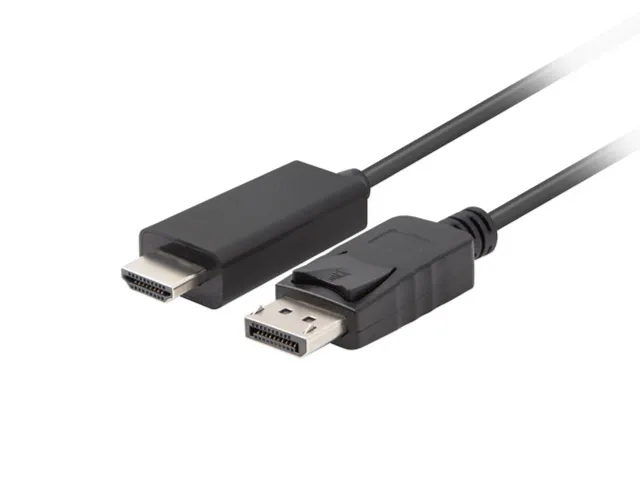 Lanberg | DisplayPort to HDMI Cable | CA-DPHD-11CC-0050-BK | DisplayPort Male | HDMI Male | DP to HDMI | 5 m
