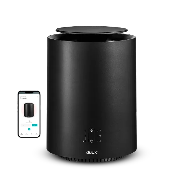 Duux Threesixty 2 Smart Fan + Heater | Fan and heater | 1800 W | Suitable for rooms up to 30 m² | Matt Black