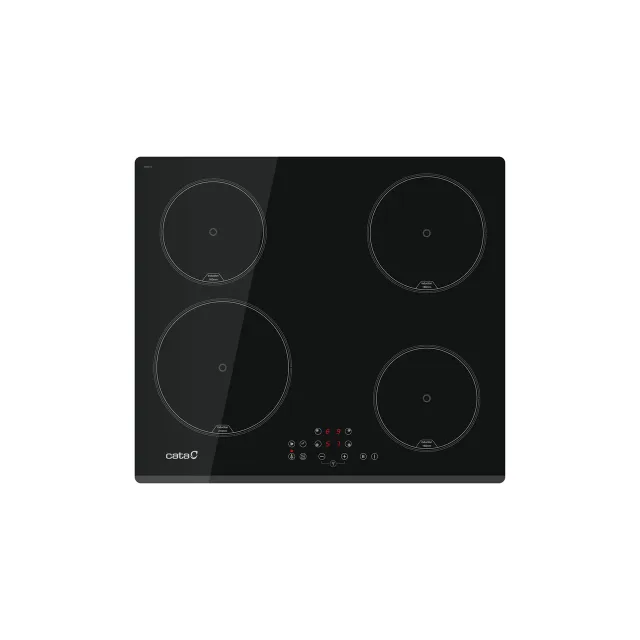 CATA Hob | IB 6324E2 BK | Induction | Number of burners/cooking zones 4 | Touch | Timer | Black