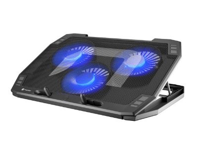 Laptop Cooling Pad, ORIOLE, 270 x 400 x 25 mm, 740 g, Black