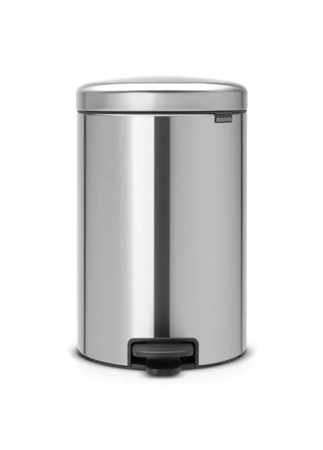 BRABANTIA atkritumu tvertne ar pedāli NewIcon, 20 l, Matt Steel