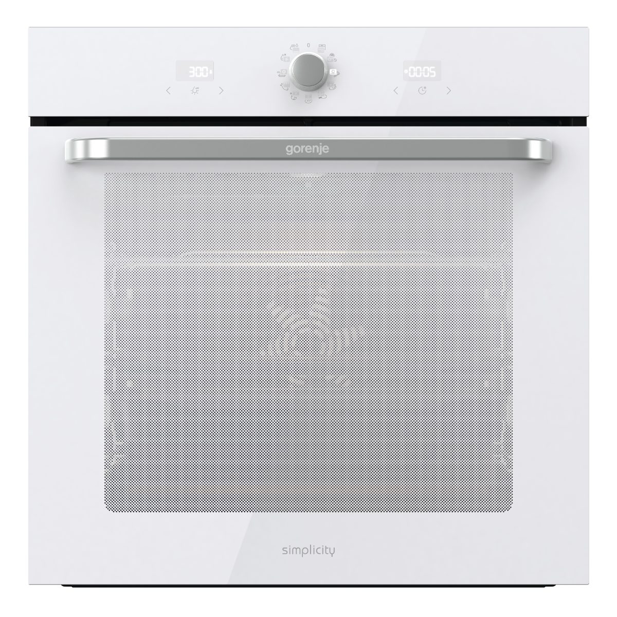 Gorenje Oven, BOS6737SYW, 77 L, Electric, AquaClean, Mechanical control, Steam function, Convection, Height 59.5 cm, Width 59.5 cm, White