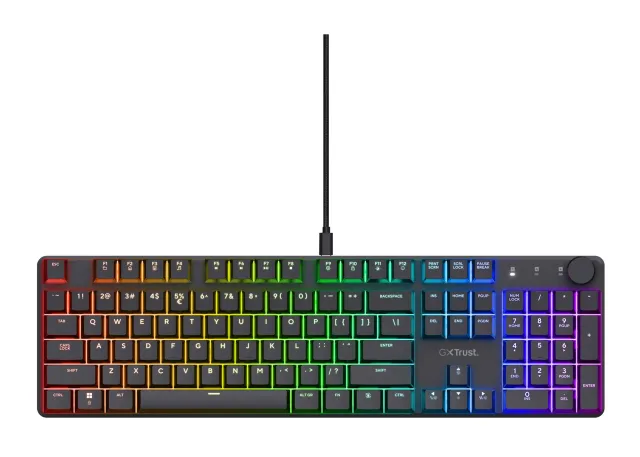 KEYBOARD USB GXT866 TORIX/EN 24910 TRUST