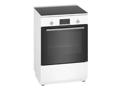 Cooker, HLN39A020, Hob type Induction, Oven type Electric, White, Width 60 cm, Grilling, LED, Depth 60 cm, 66 L