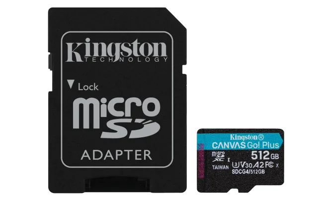 MEMORY MICRO SDXC 512GB UHS-I/W/A SDCG4/512GB KINGSTON
