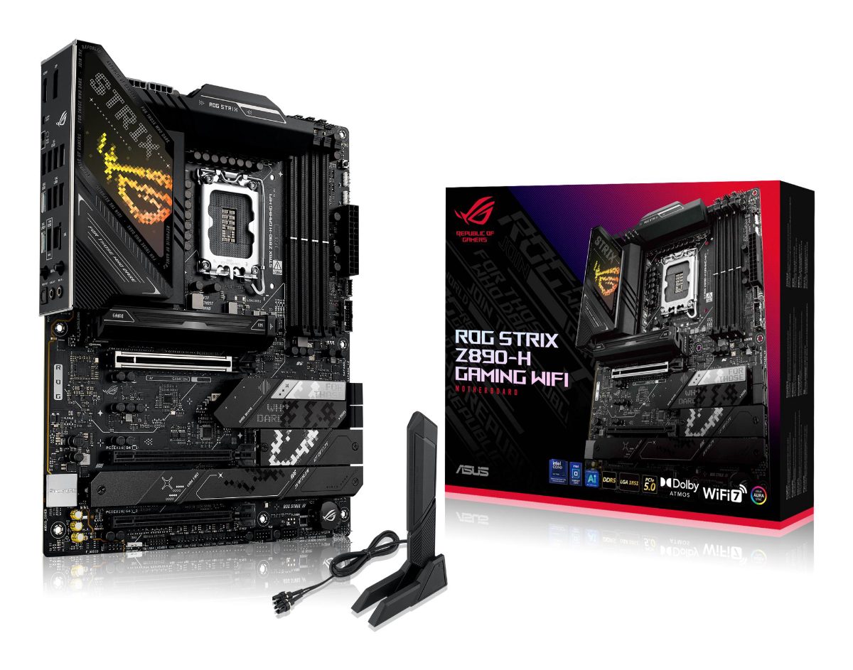 Mainboard, ASUS, Intel Z890, LGA1851, ATX, Memory DDR5, Memory slots 4, ROGSTRIXZ890-HGAMWIFI