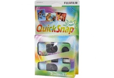 7130786 QuickSnap 400 Disposable Flash Camera (Pack of 2)
