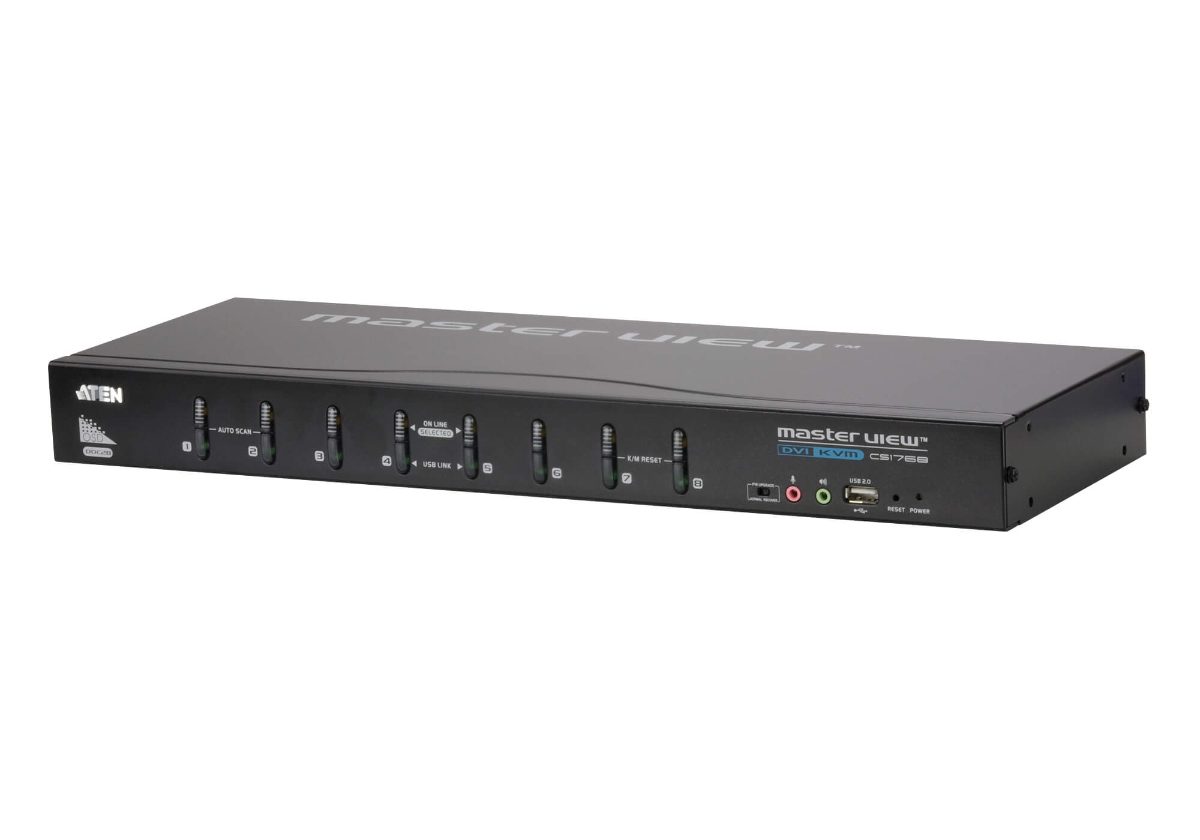 8-Port USB DVI/Audio KVM Switch, CS1768