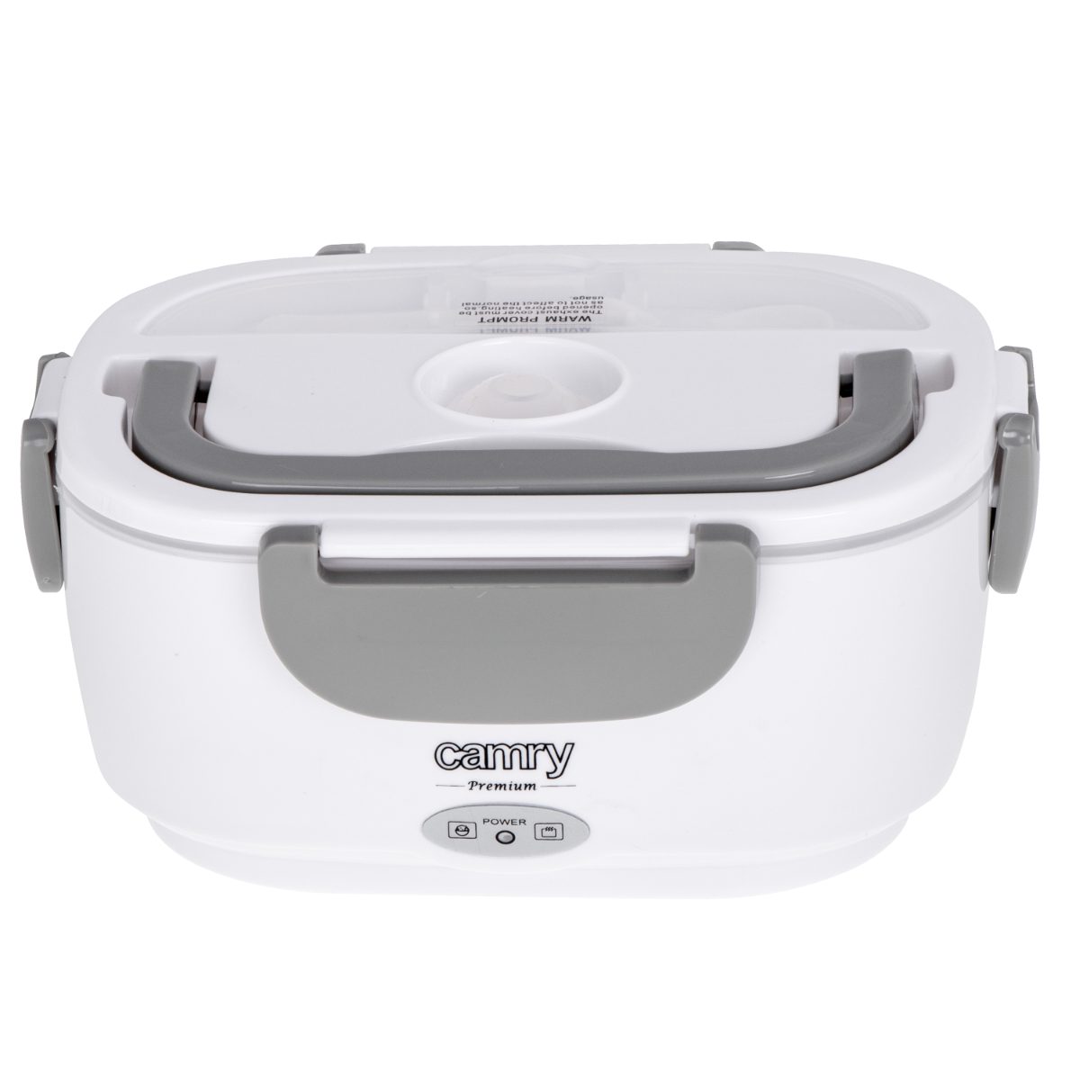 Electric Lunchbox DC12V and AC230V, CR 4483, Capacity 1.1 L, Material Plastic, White/Grey