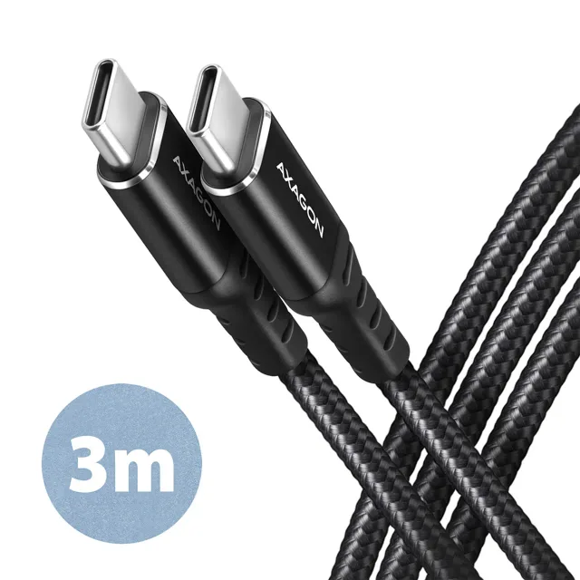 AXAGON | Data and charging cable, 3 m | BUCM-CM30AB | USB Type C to USB Type C