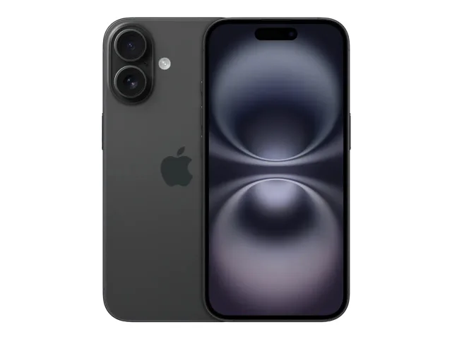 Apple | iPhone 16 | Black | 6.1 " | Super Retina XDR | 2556 x 1179 pixels | A18 | Internal RAM 8 GB | 128 GB | Dual SIM | 4G | 5G | Main camera resolution 48+12 MP | Secondary camera resolution 12 MP | iOS | 18