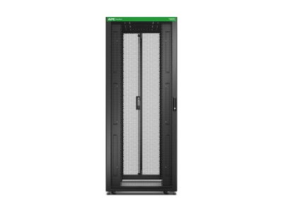 APC Easy Rack 800mm/42U/1000mm , with Roof, castors, feet and 4 Brackets, No Side panels, black, Schneider Electric