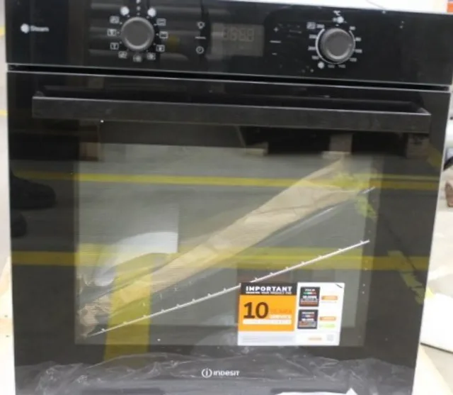 SALE OUT. | INDESIT Oven | IO K58HS B | 71 L | Electric | Hydrolytic | Electronic | Height 59.5 cm | Width 59.5 cm | Black | NOT ORIGINAL PACKAGING, REFURBISHED